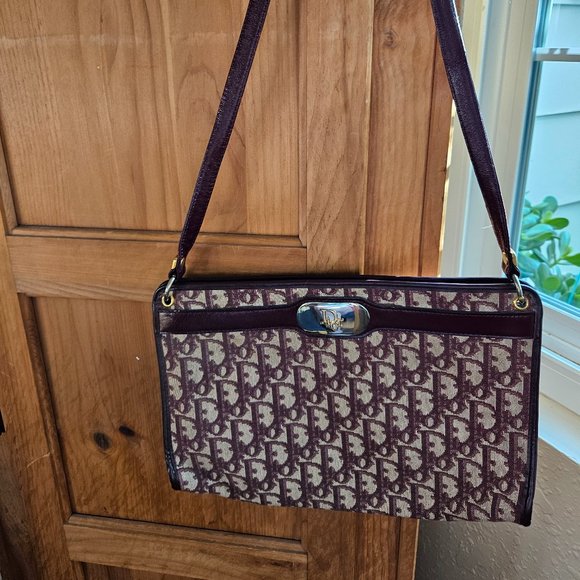 Vintage Christian Dior Trotter Monogram Handbag - Picture 1 of 9
